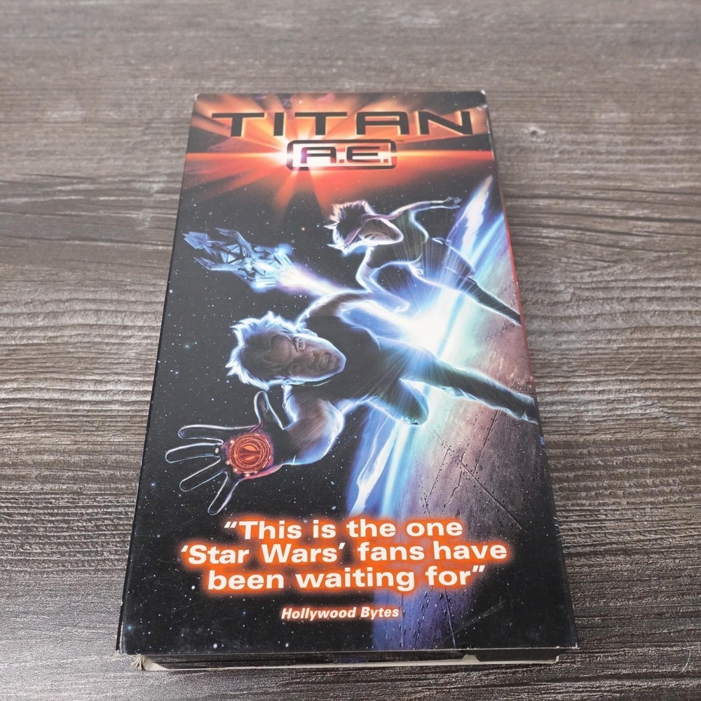 Vintage Titan A.E. VHS Tape 20th Century Fox Color USA Approx 95 Min Matt‎ Damon